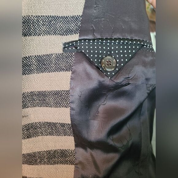 The Jigsaw Textured Cotton Linen Blazer XS - Picture 12 of 14